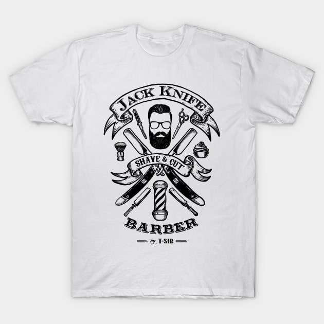 Jack Knife T-Shirt by OscarPostigo